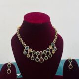 Multicolor Drop Design Necklace Set